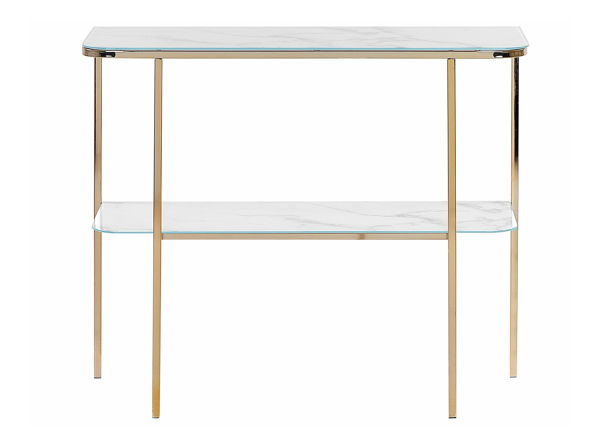 Konsole Berwyn 1669 (Zelta + Balts marmors)