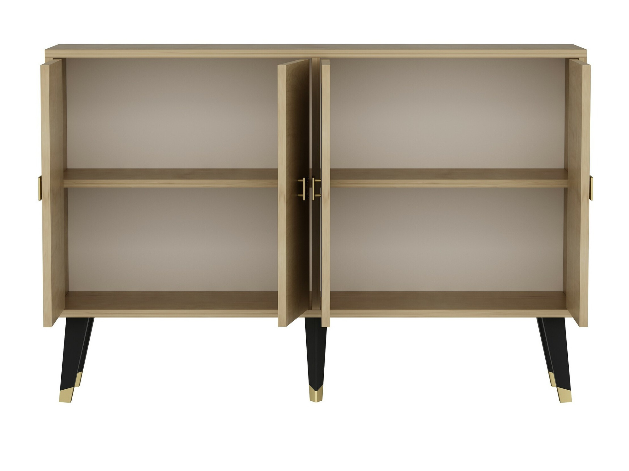 Шкафчик Dunliru 100 (Дуб + Золотой)