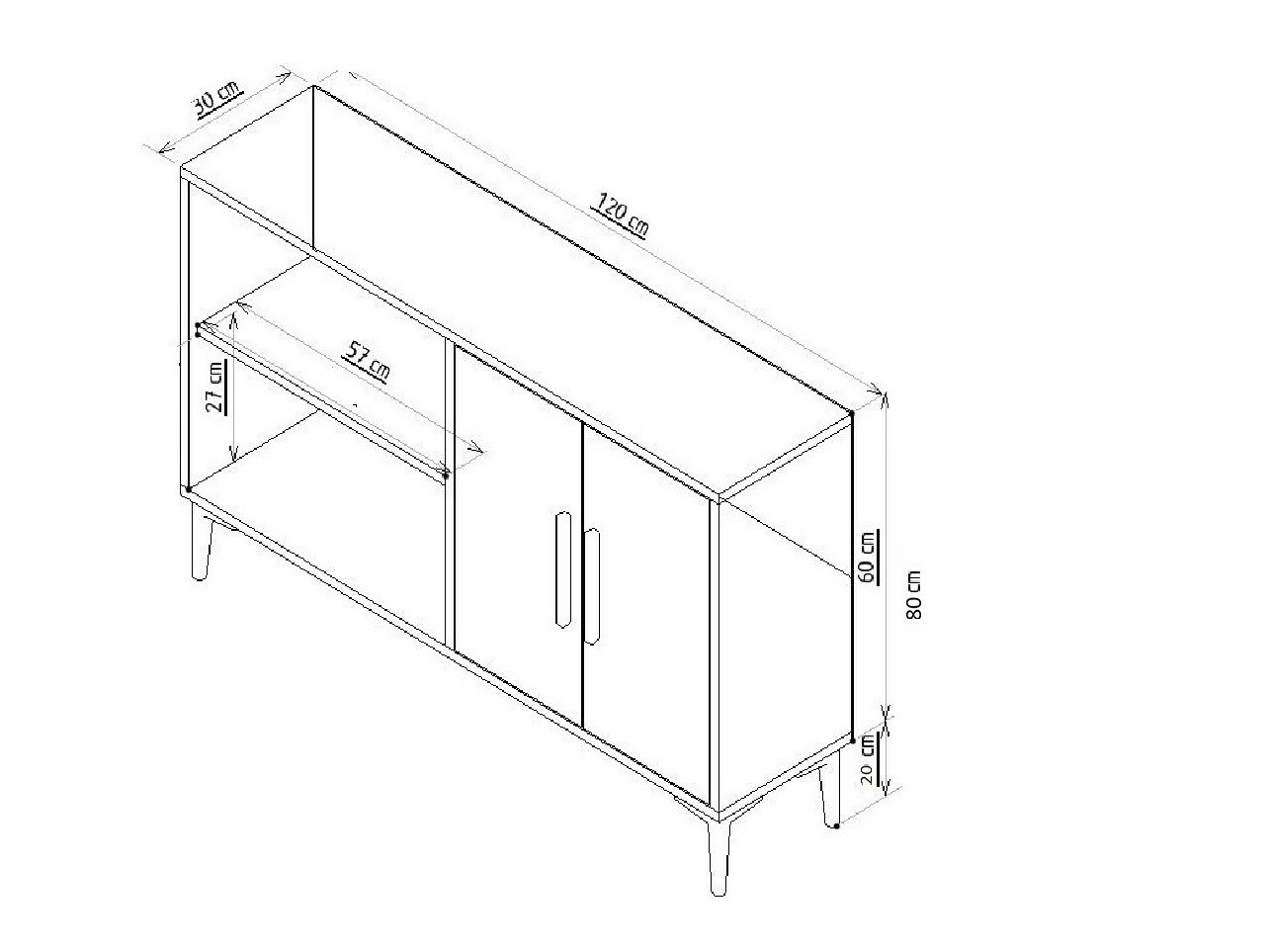 Шкафчик Dunliru 104 (Белый)