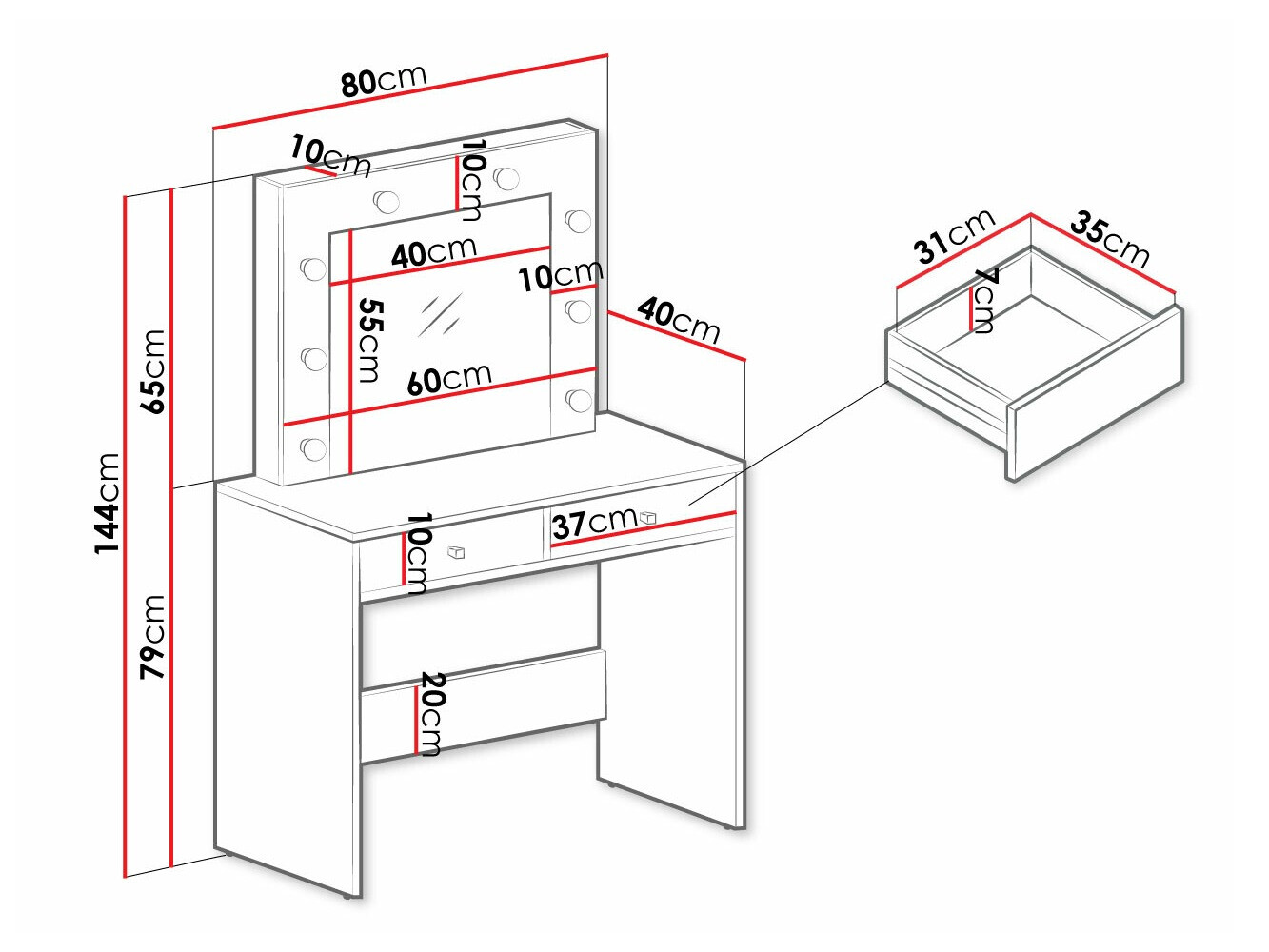 Grima galds Bedford 102