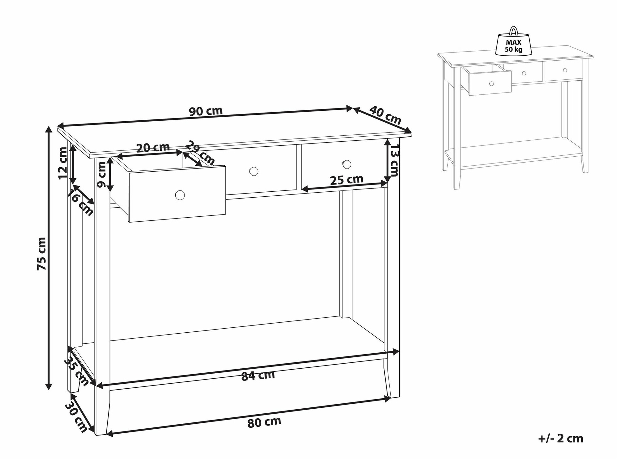 Консоль Berwyn 1671