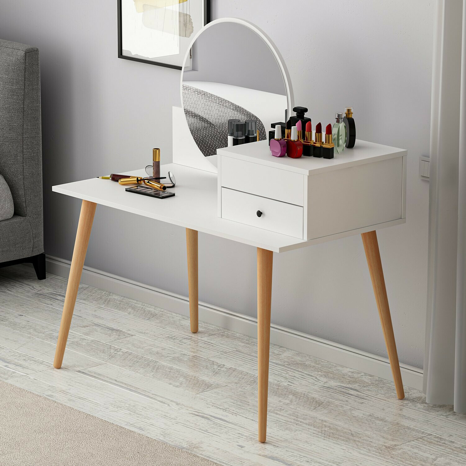 Макияжный столик Kailua 215 (Белый)