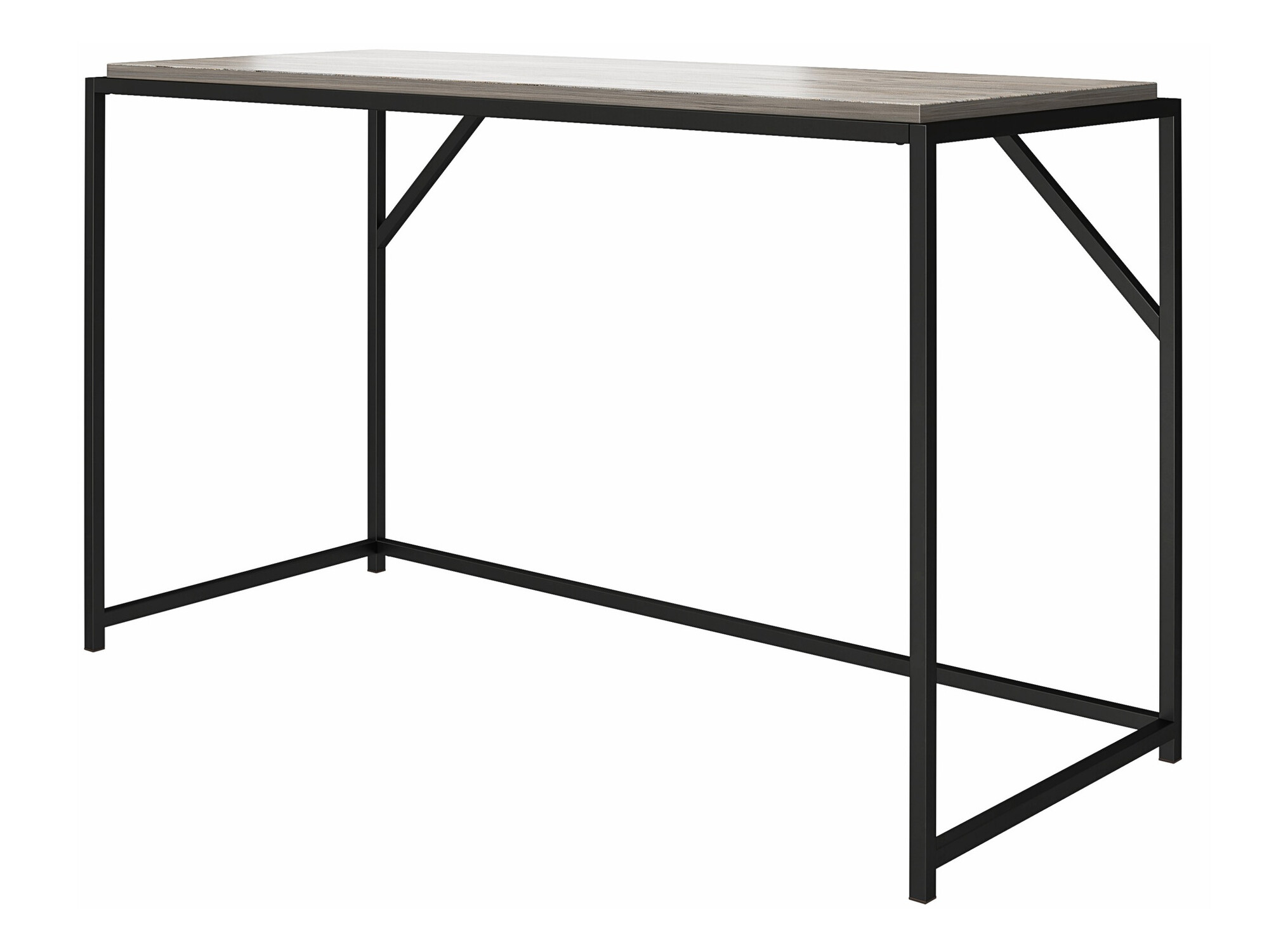 Письменный cтол Tulsa 637 (Серый дуб + Чёрный)