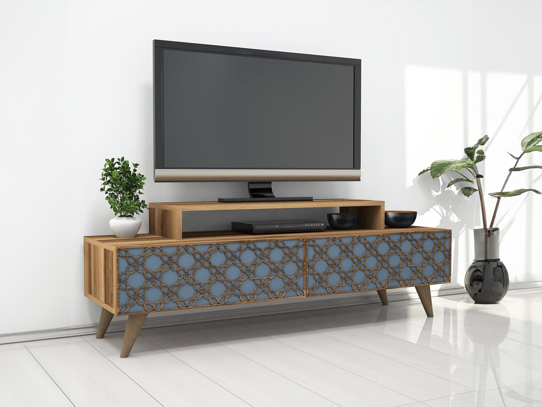 TV galds Kailua 160 (Rieksts + Zils)