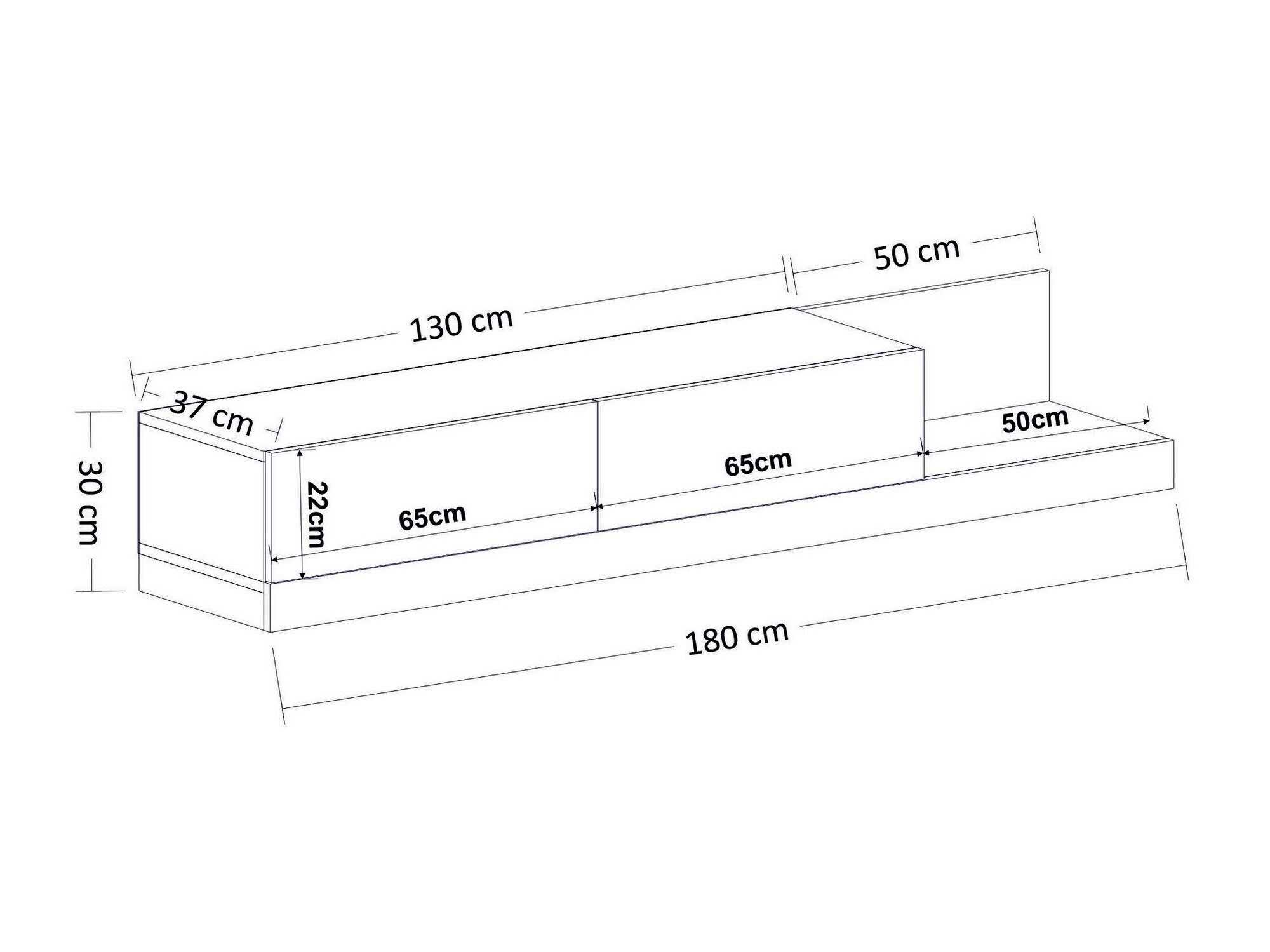 TV galds Kailua 1697
