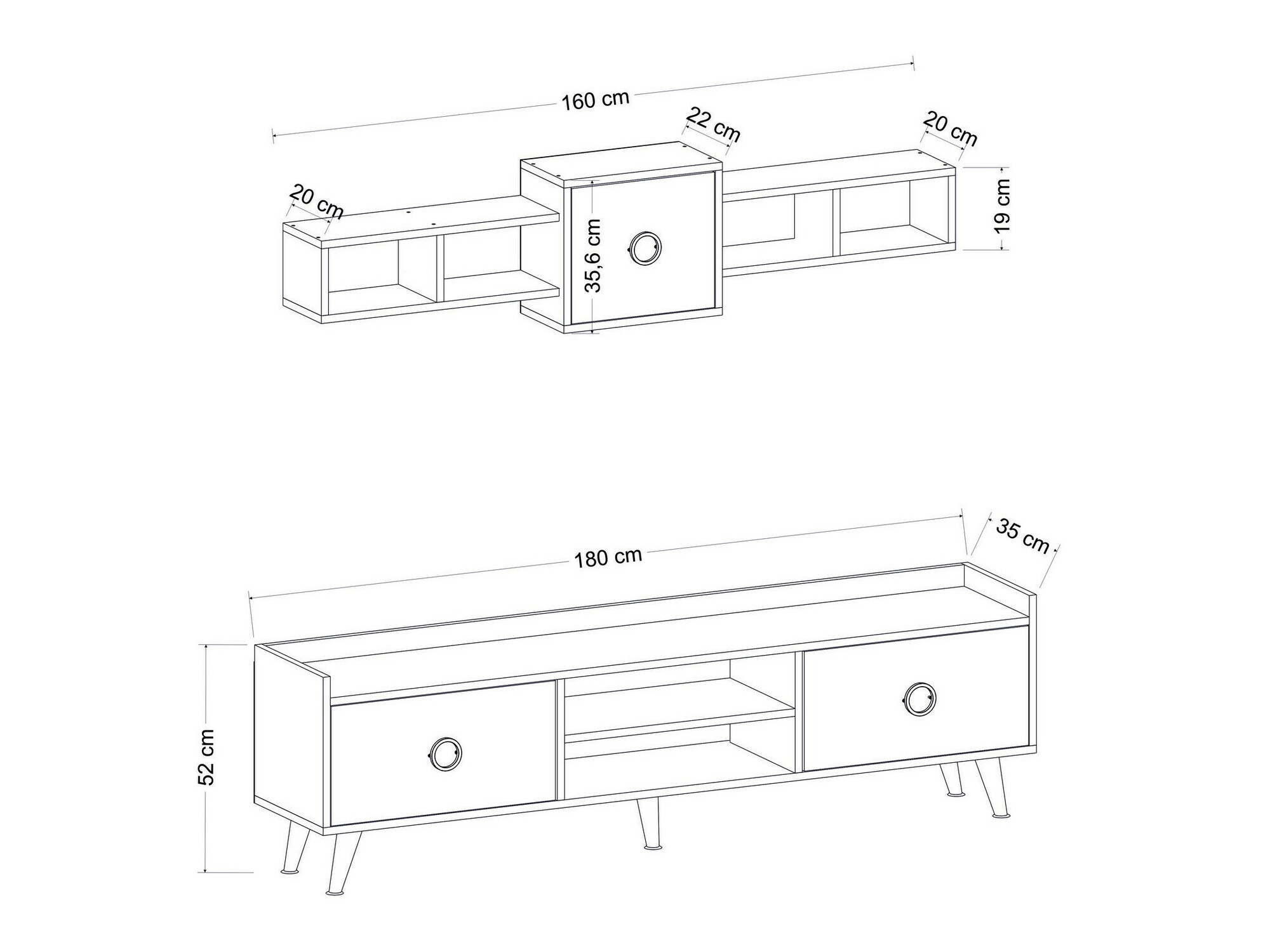 Viesistabas komplekts Kailua 1712