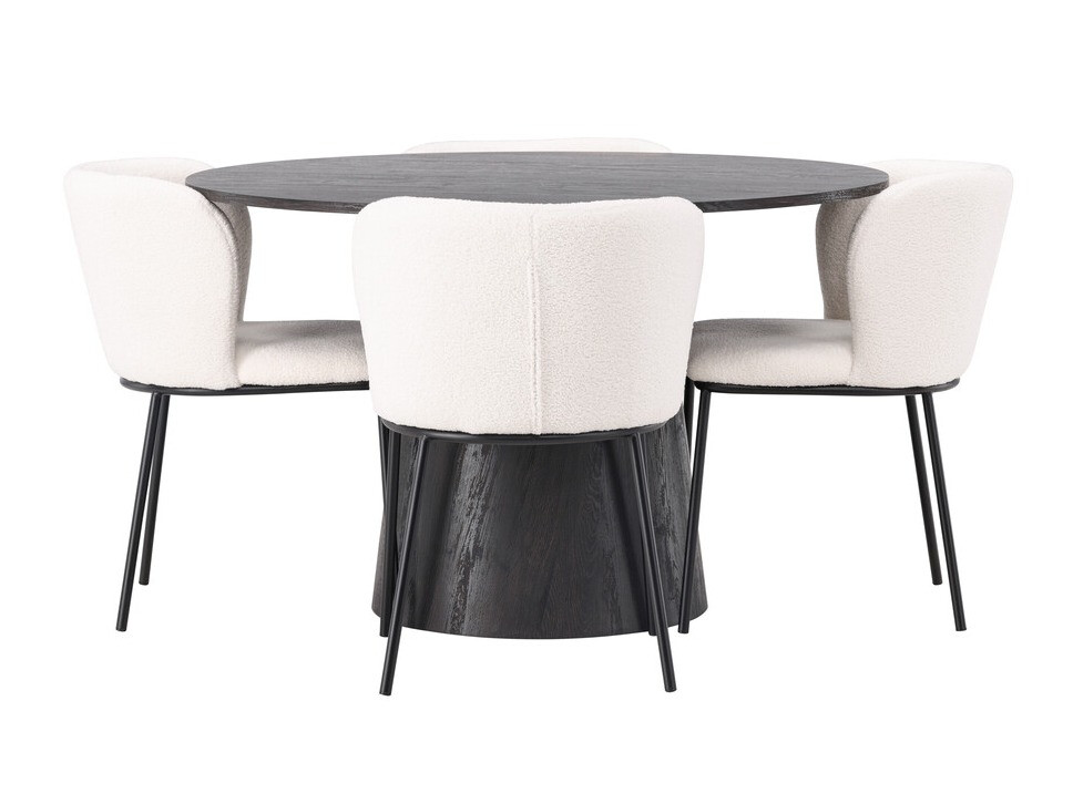 Ēdamistabas komplekts Dallas 4314 (Tumši brūns)