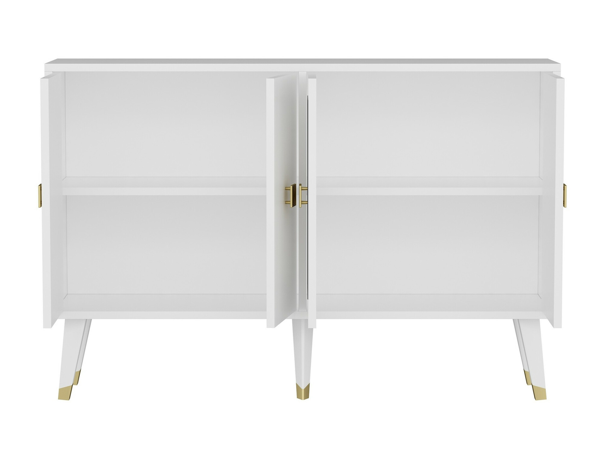 Skapis Dunliru 105 (Balts + Zelta)