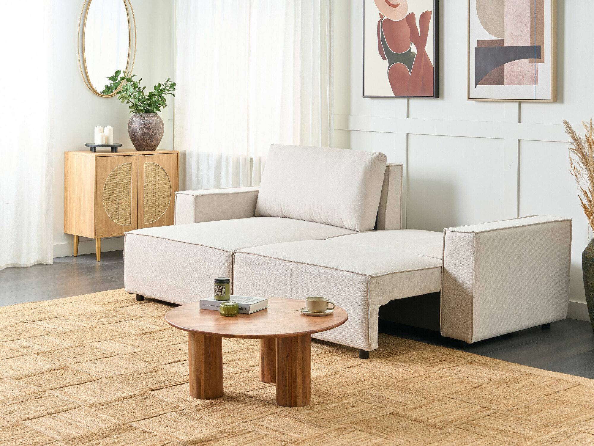 Угловой диван Berwyn 1678 (Бежевый)