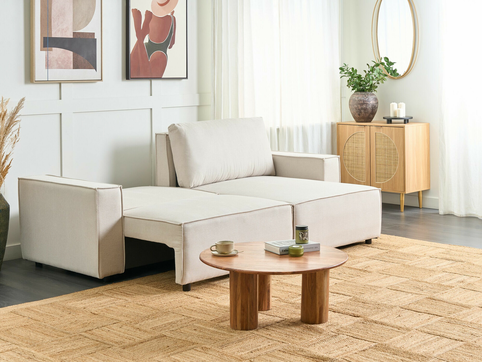 Угловой диван Berwyn 1678 (Бежевый)