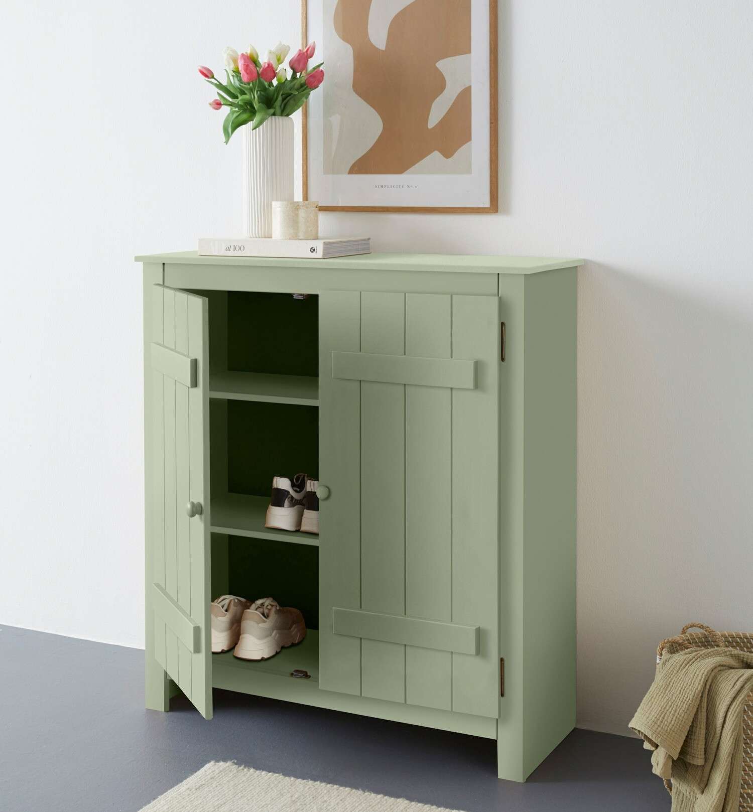 Skapis Denton 1274 (Zaļš)