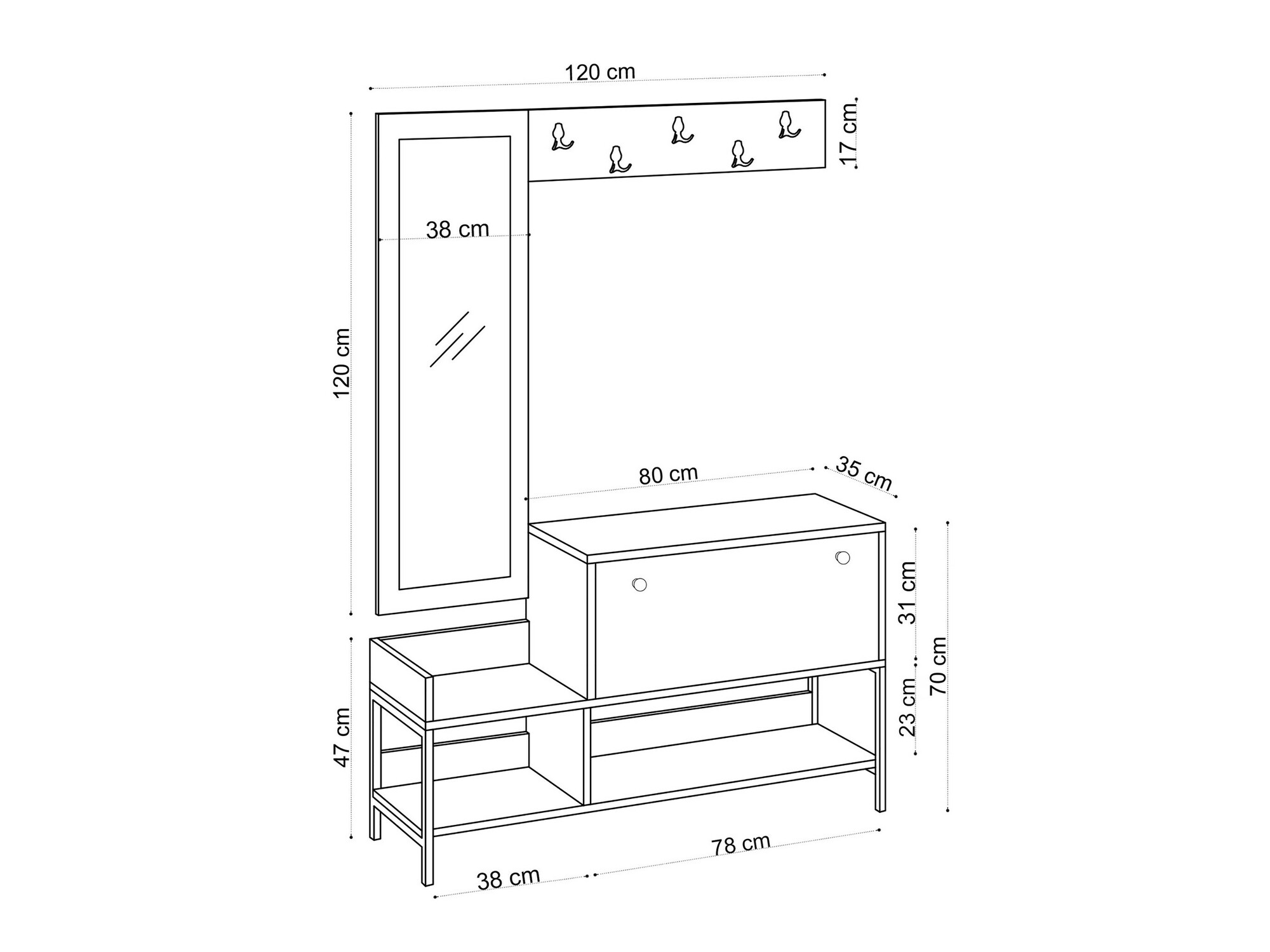 Priekšnama komplekts Sonliro 114