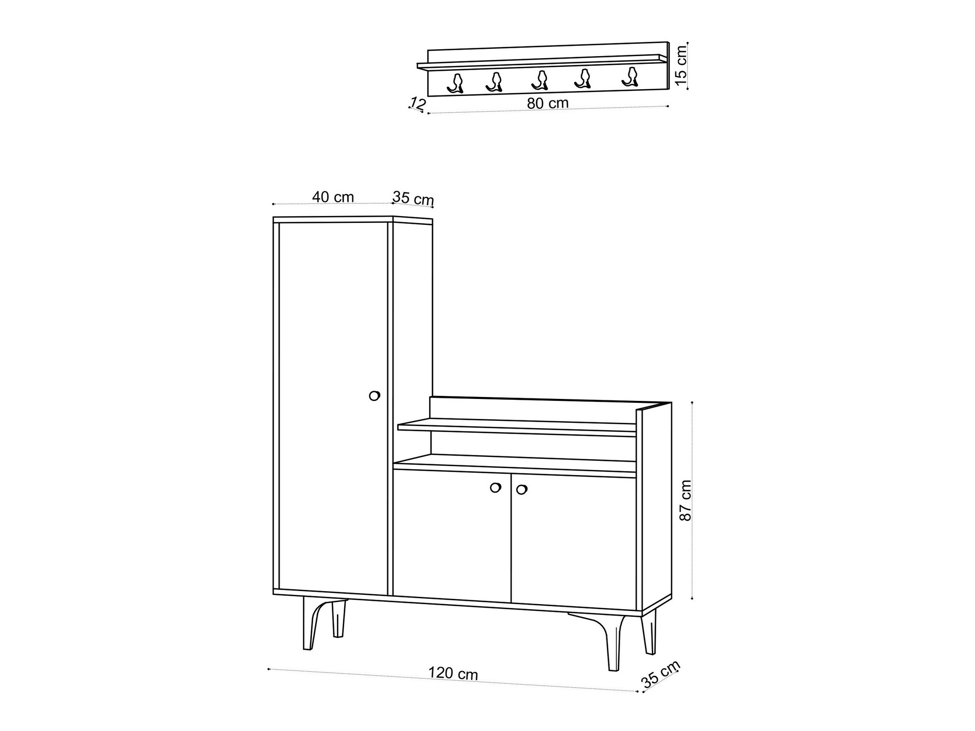 Прихожая Sonliro 120