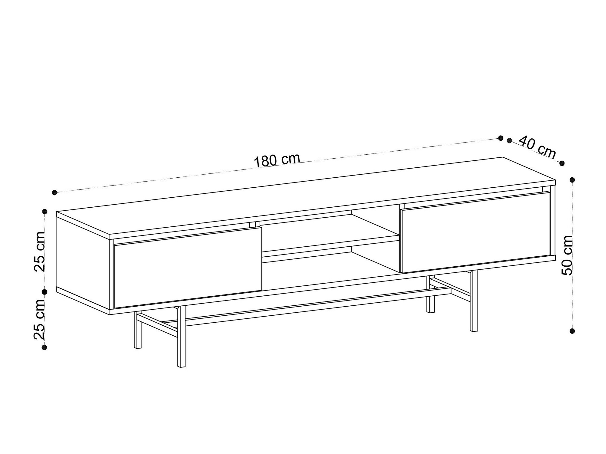 TV galds Vestesu 105