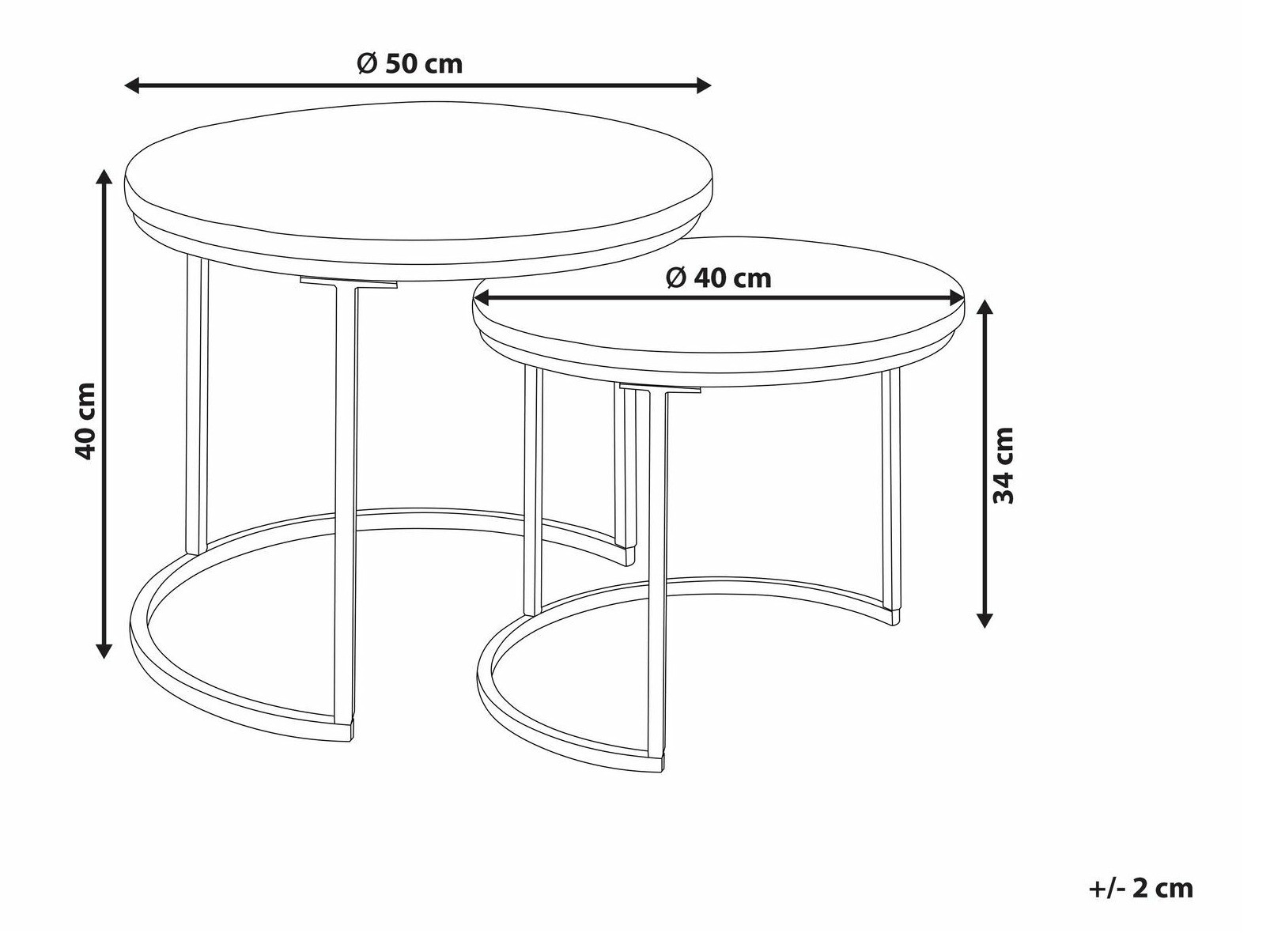 Žurnālu galdiņu komplekts Berwyn 1677