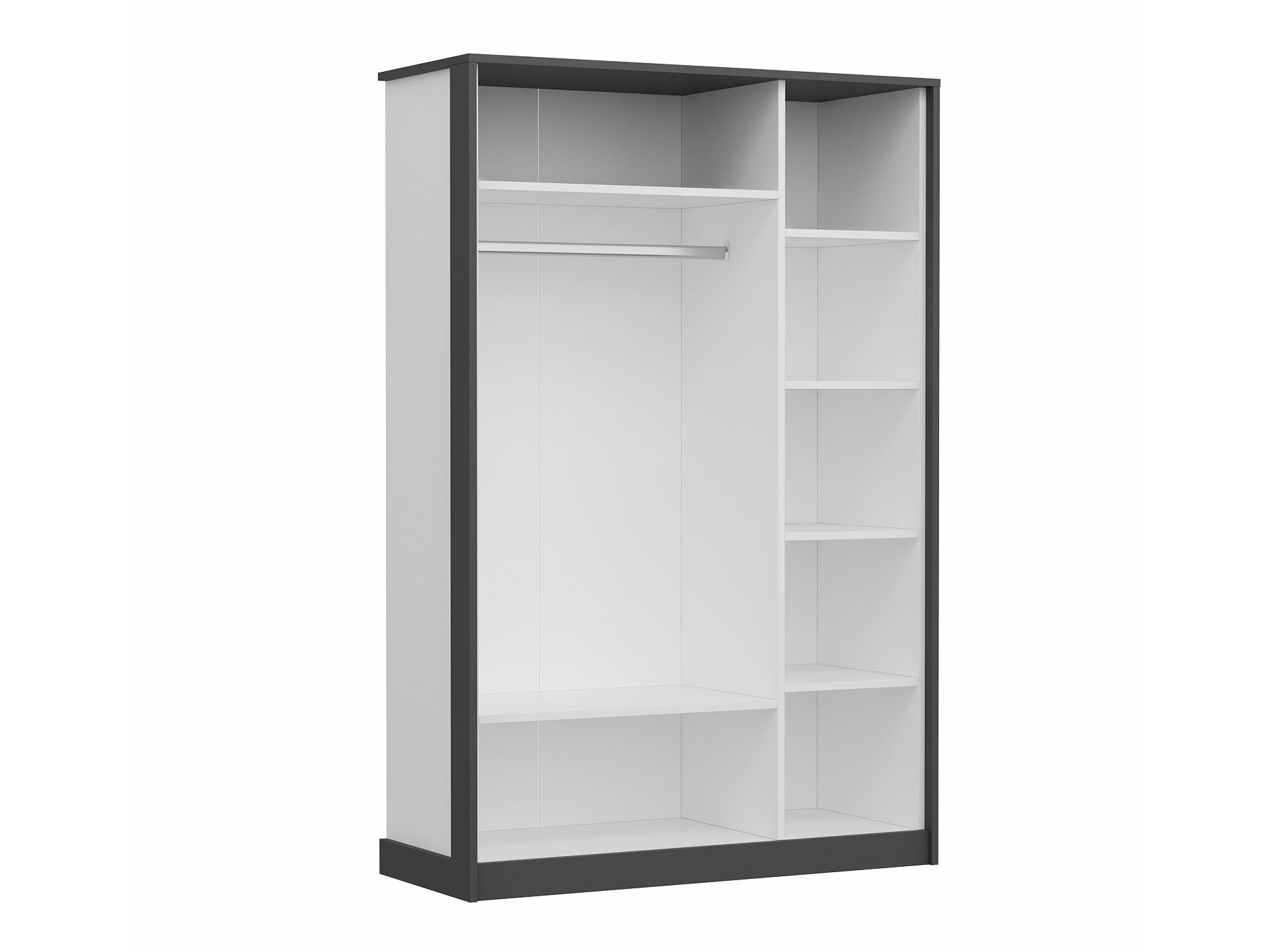 Шкаф Marelbe 101 (Белый + Антрацит)