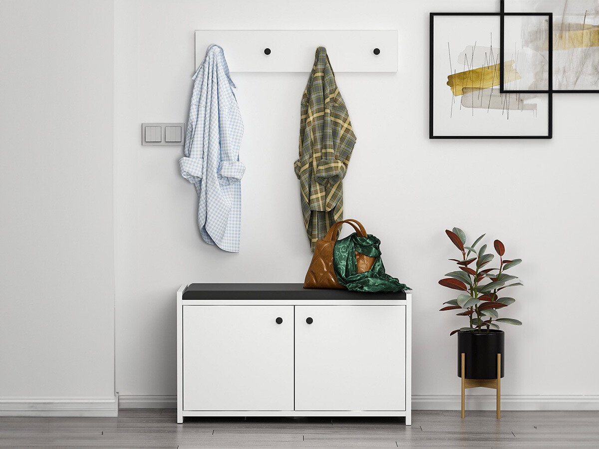 Priekšnama komplekts Kailua 1765 (Balts + Melns)