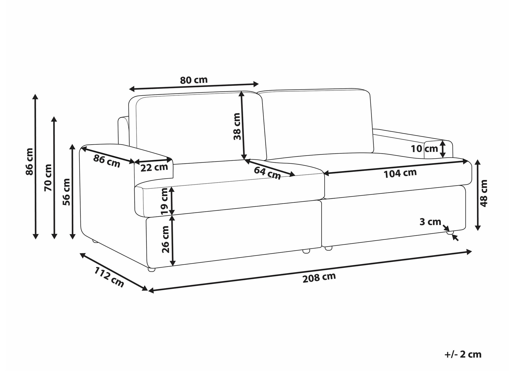 Диван Berwyn 1690 (Taupe)