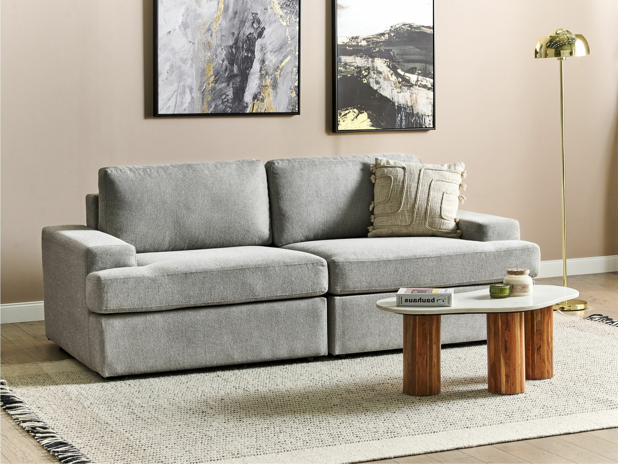 Dīvāns Berwyn 1690 (Gaiši pelēks)