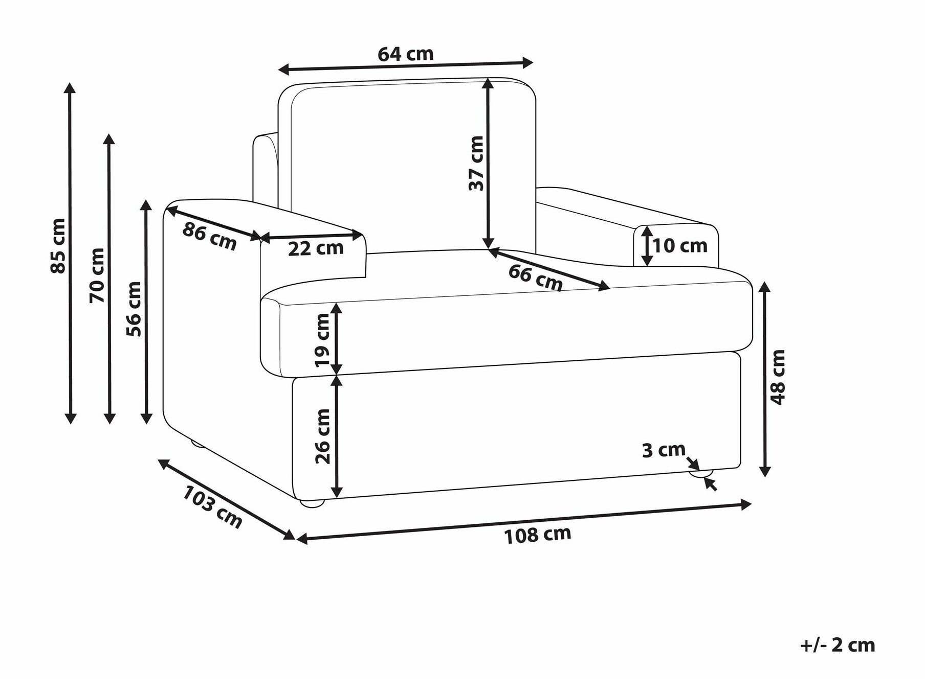 Krēsls Berwyn 1689 (Gaiši pelēks)