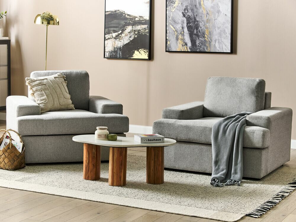 Mīksto mēbeļu komplekts Berwyn 1691 (Gaiši pelēks)