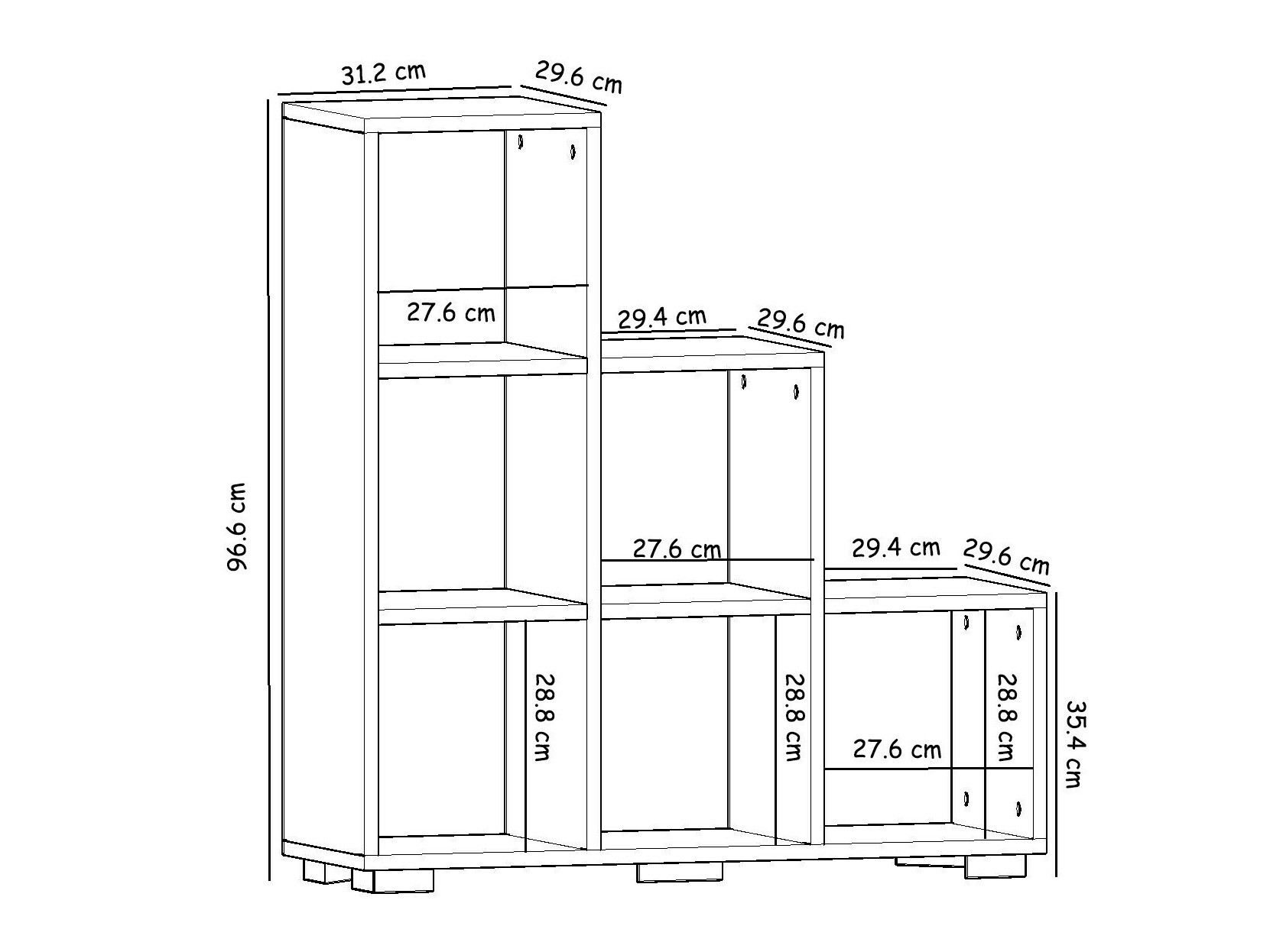 Стеллаж Kailua 1814