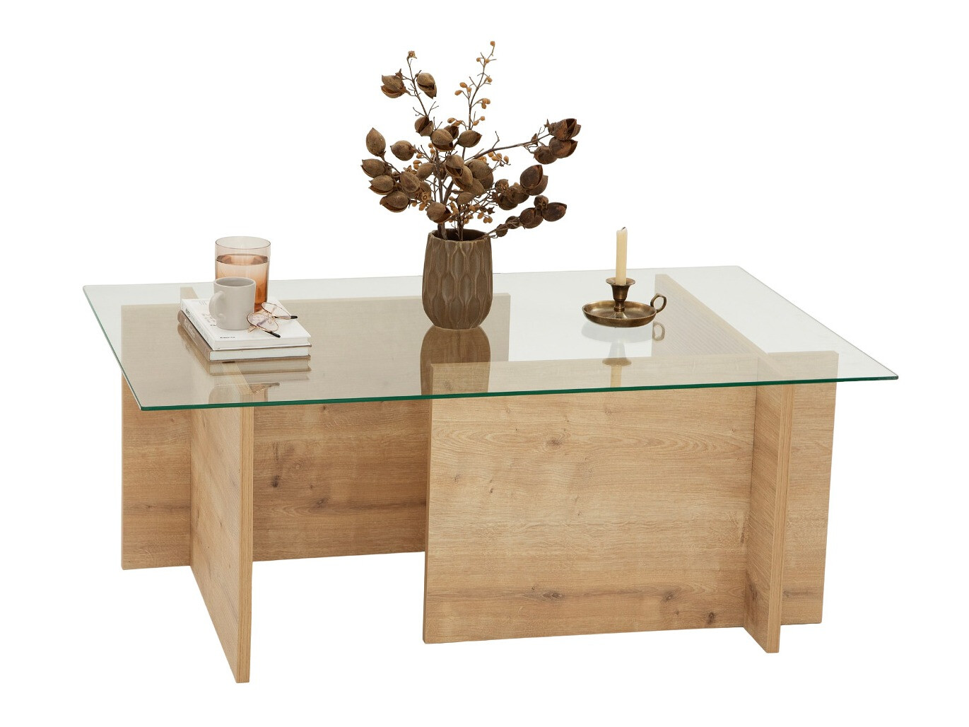 Žurnālu galdiņš Asheboro 176 (Ozols)