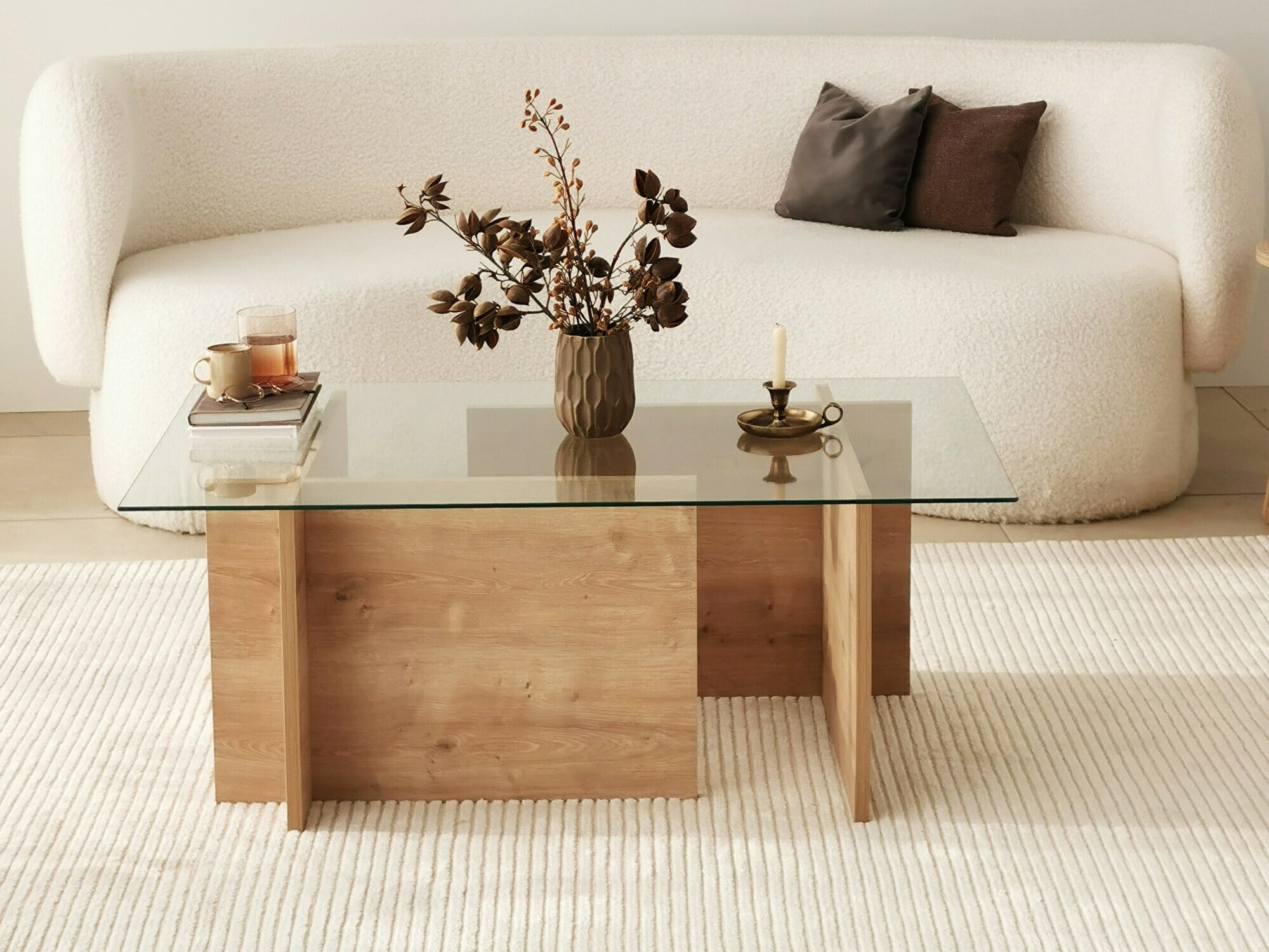 Žurnālu galdiņš Asheboro 176 (Ozols)