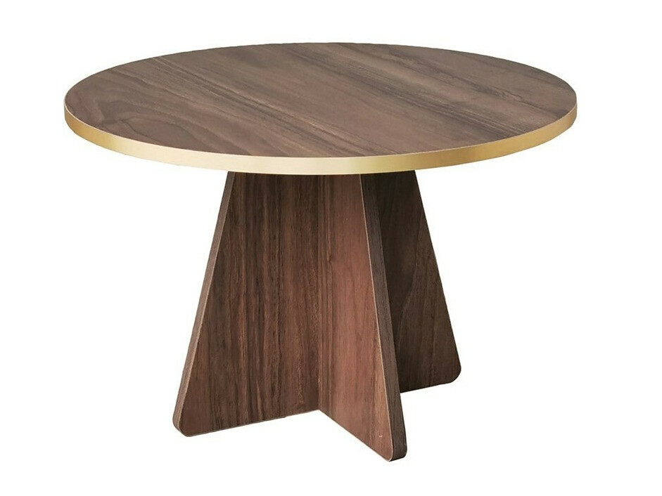 Žurnālu galdiņš Kailua 1818 (Riekstkoks + Zelta)