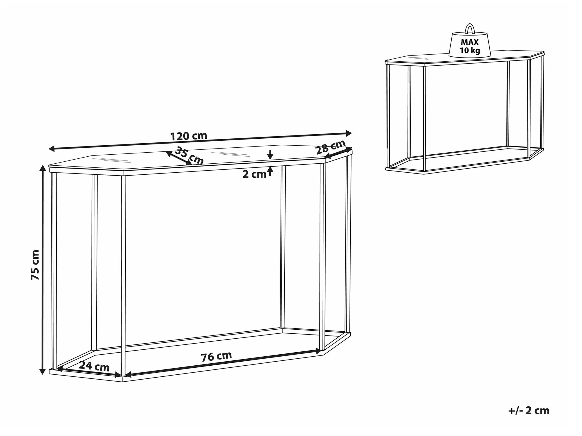Консоль Berwyn 1695
