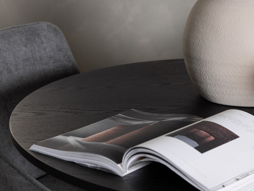 Обеденный гарнитур Dallas 4325 (Тёмно-серый + Чёрный)