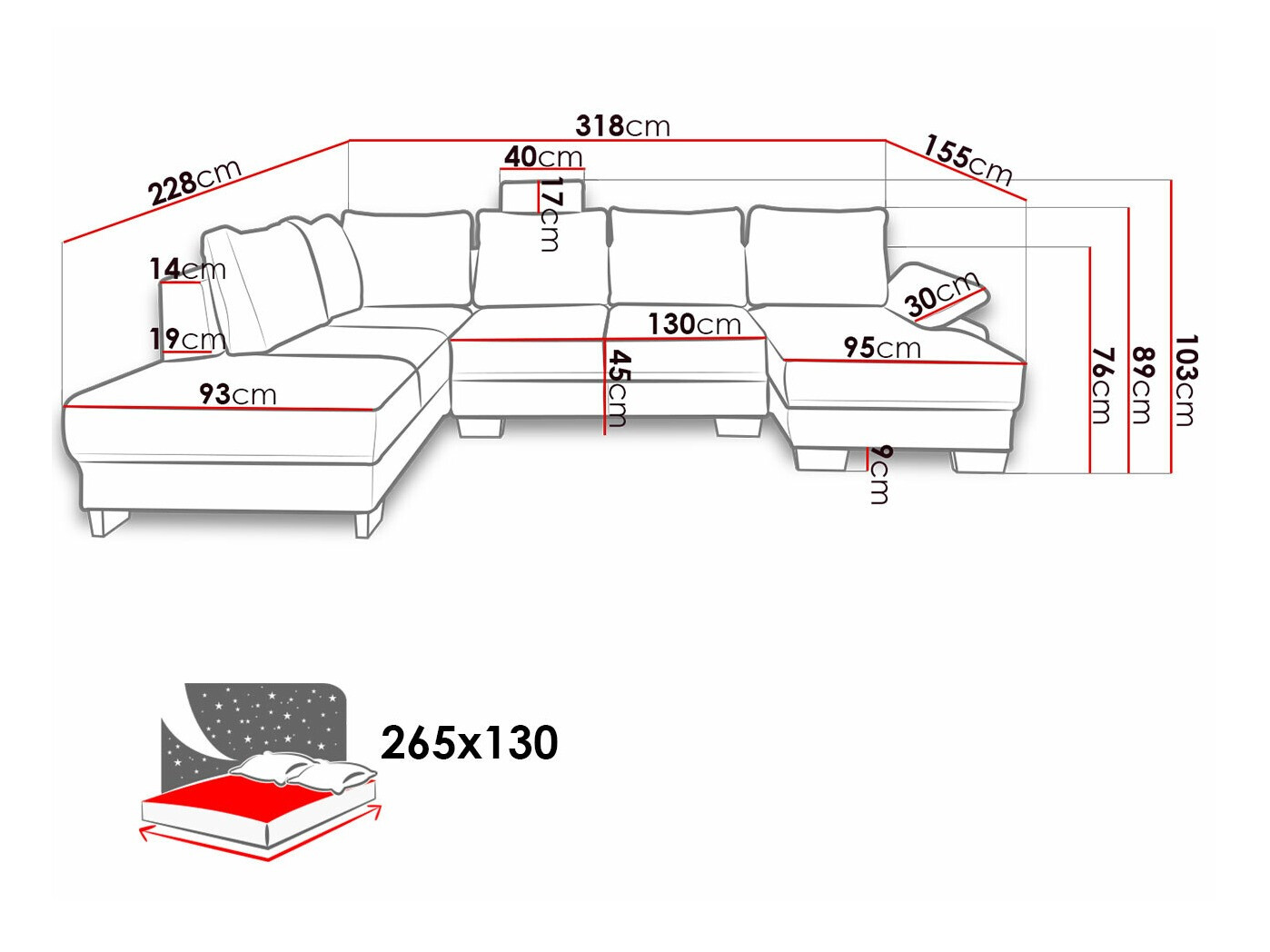 Stūra dīvāns Lincoln 184 (Barrel 19)