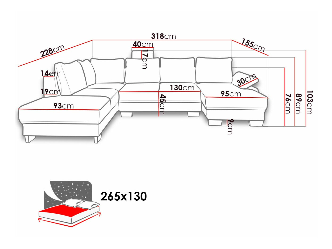 Угловой диван Lincoln 184 (Barrel 83)
