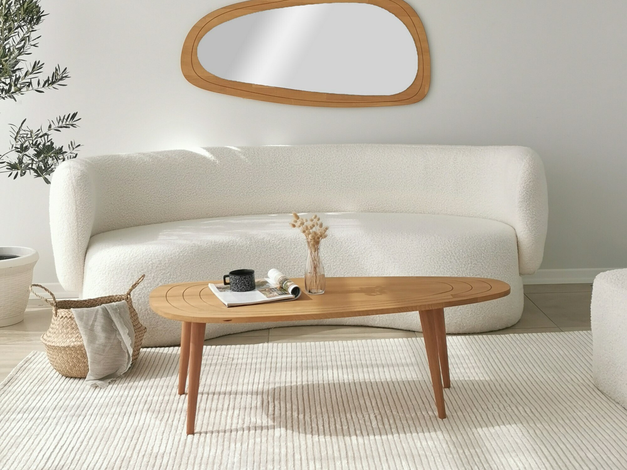 Žurnālu galdiņš Kailua 1829 (Tīkkoks)