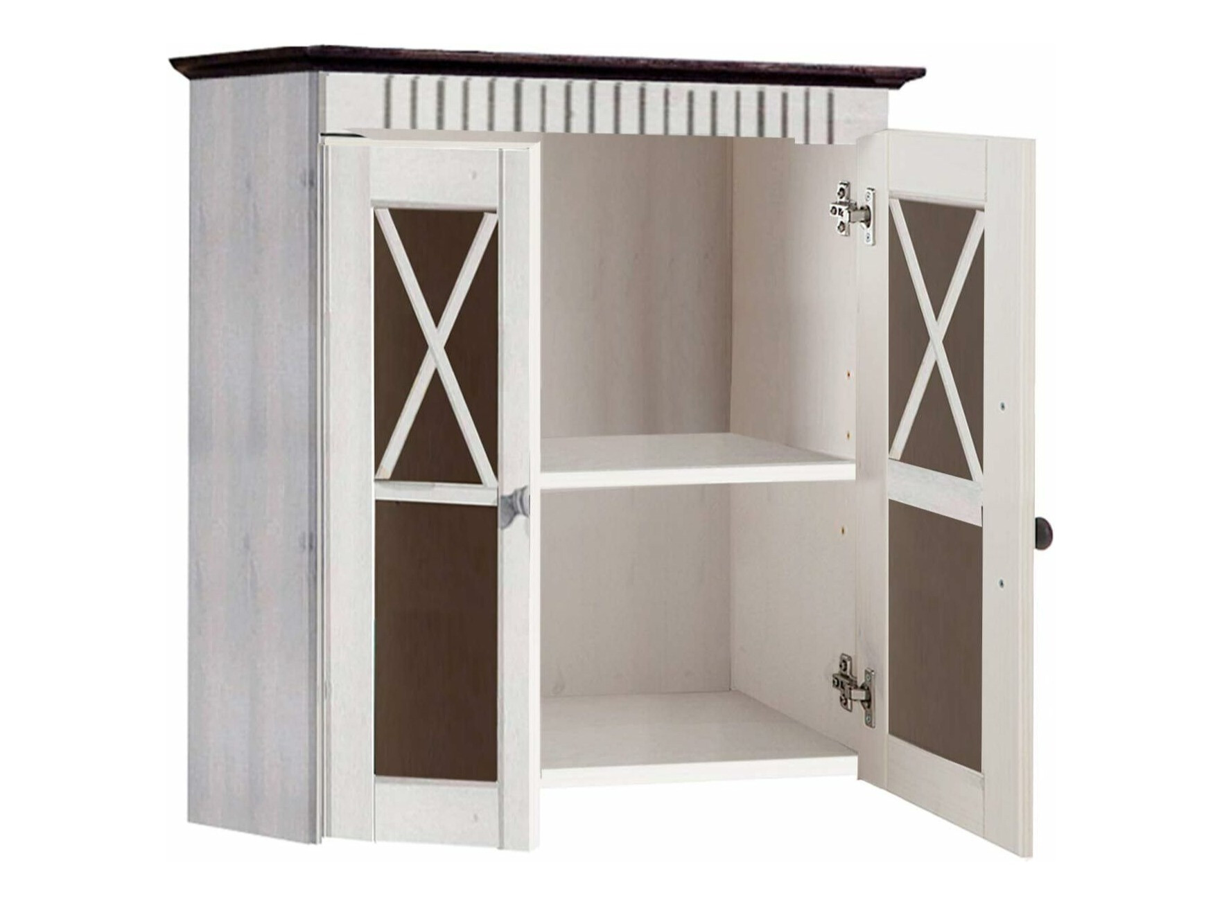 Piekarams vannas istabas skapītis Deletri 102 (Balts + Havana Ozols)