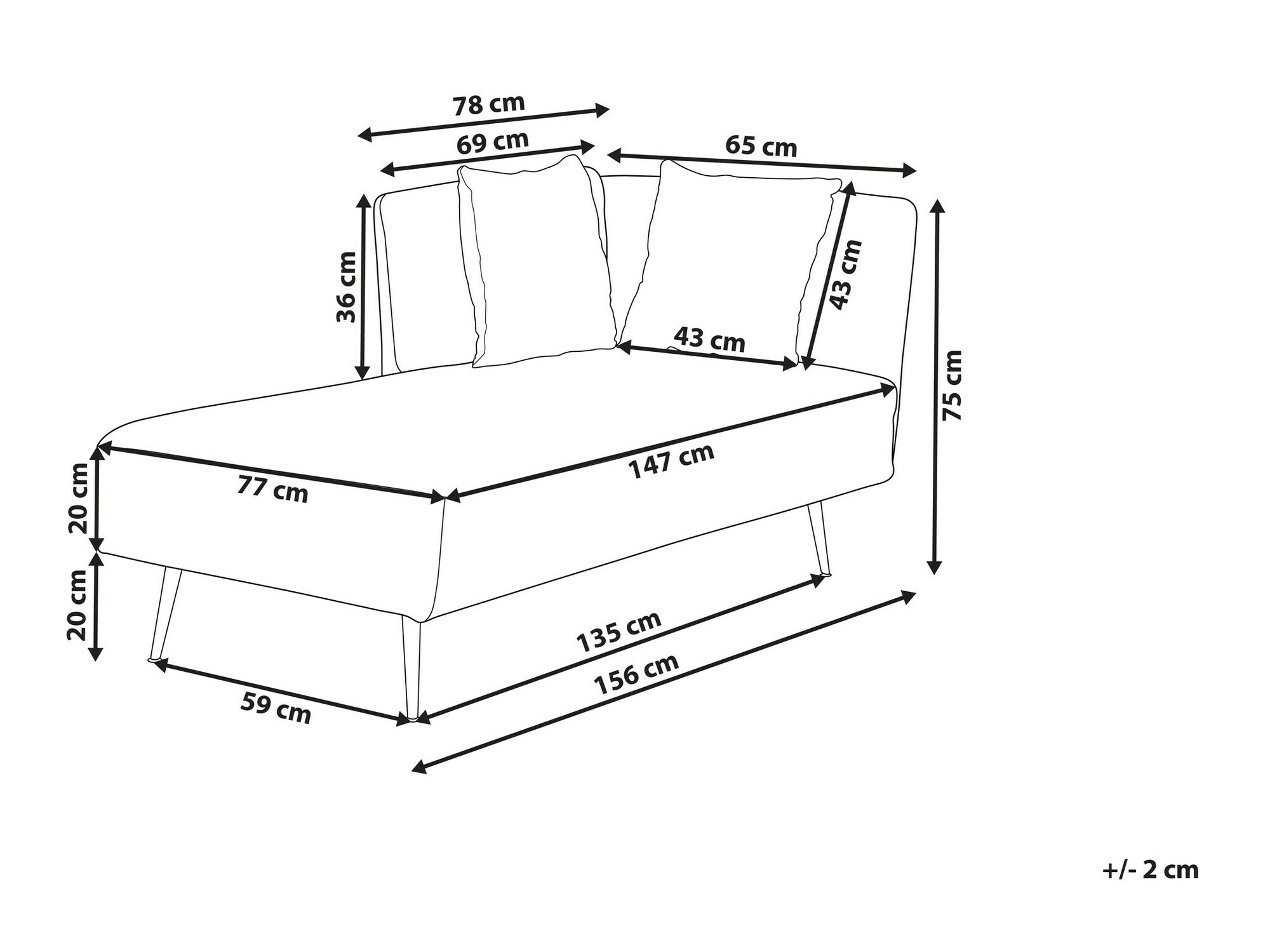Kušete Berwyn 1062 (Bēšs)