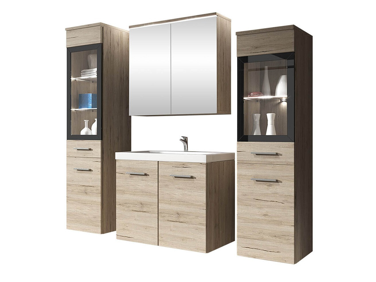 Vannas komplekts Sarasota 140 (Sanremo ozols)