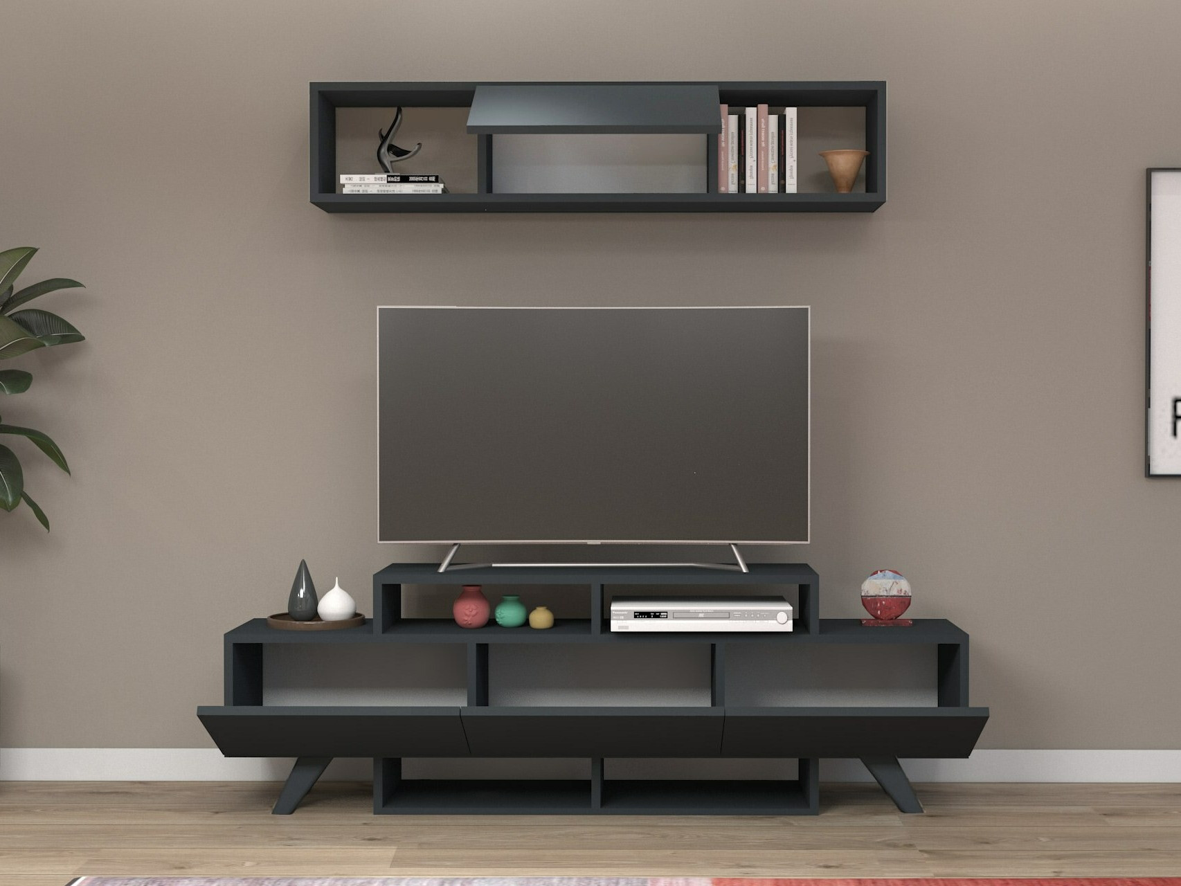 ТВ тумба Kailua 1849 (Антрацит)