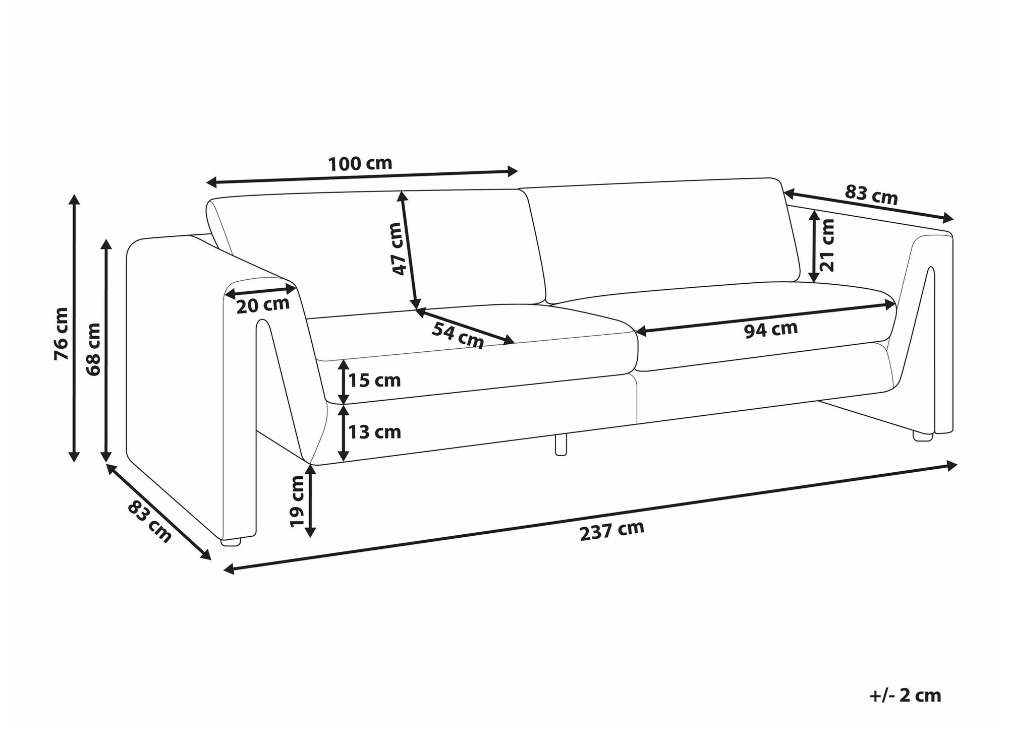 Диван Berwyn 1726 (Бежевый)