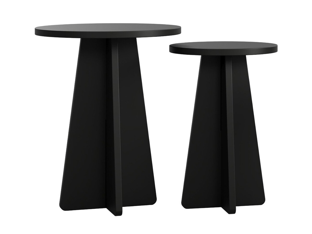 Kafijas galdiņu komplekts Kailua 1858 (Melns)