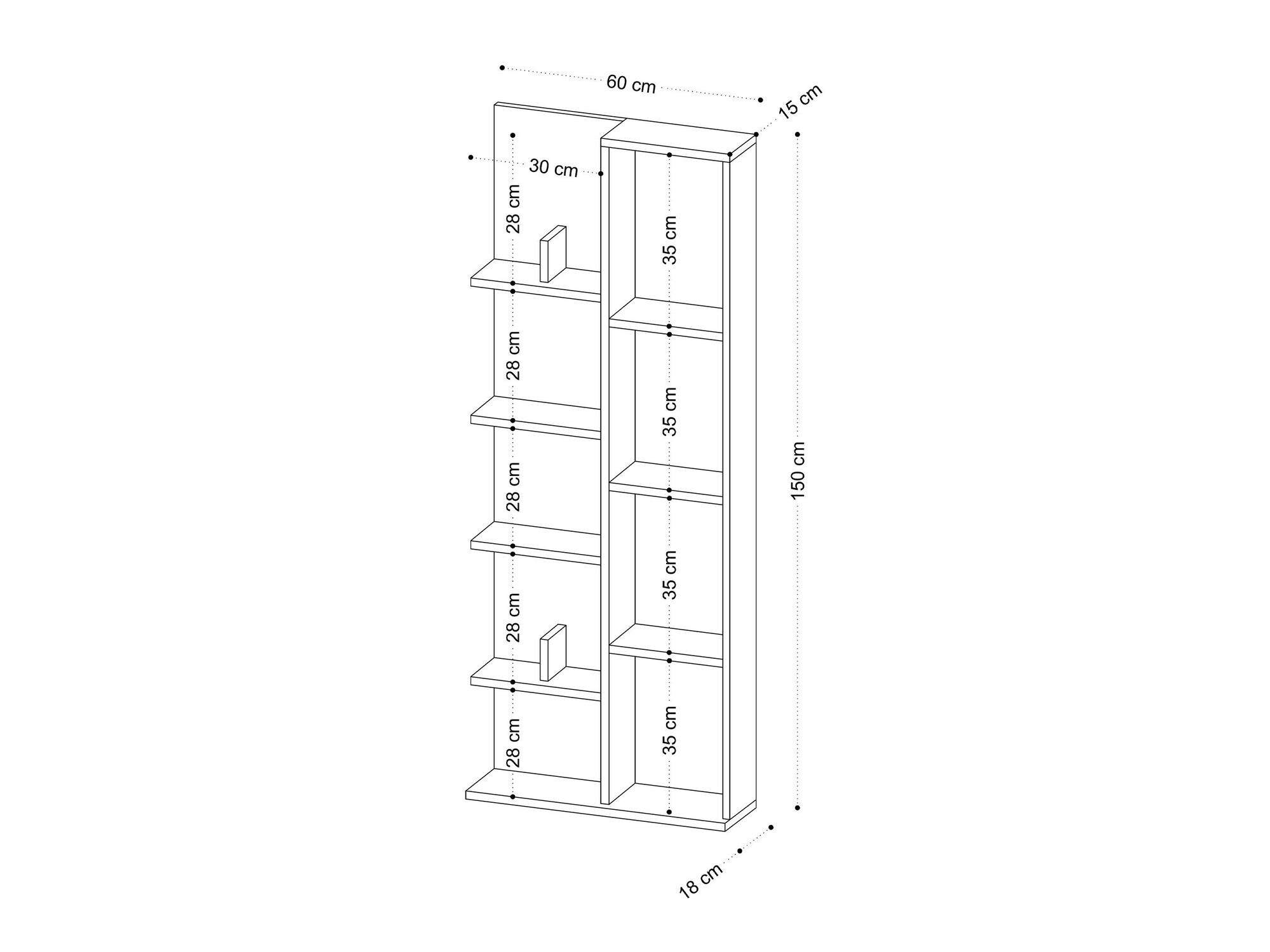 Стеллаж Sonliro 124