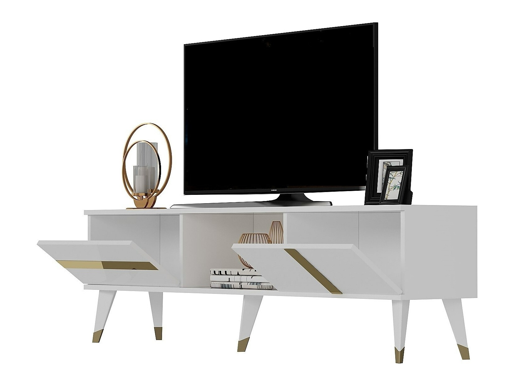 TV galds Kailua 1871 (Balts + Zelta)