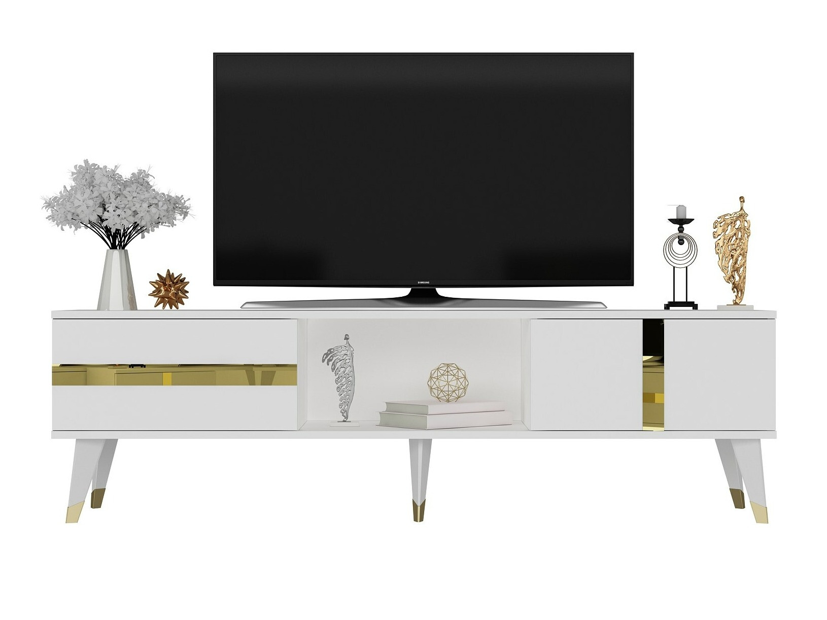 TV galds Kailua 1871 (Balts + Zelta)