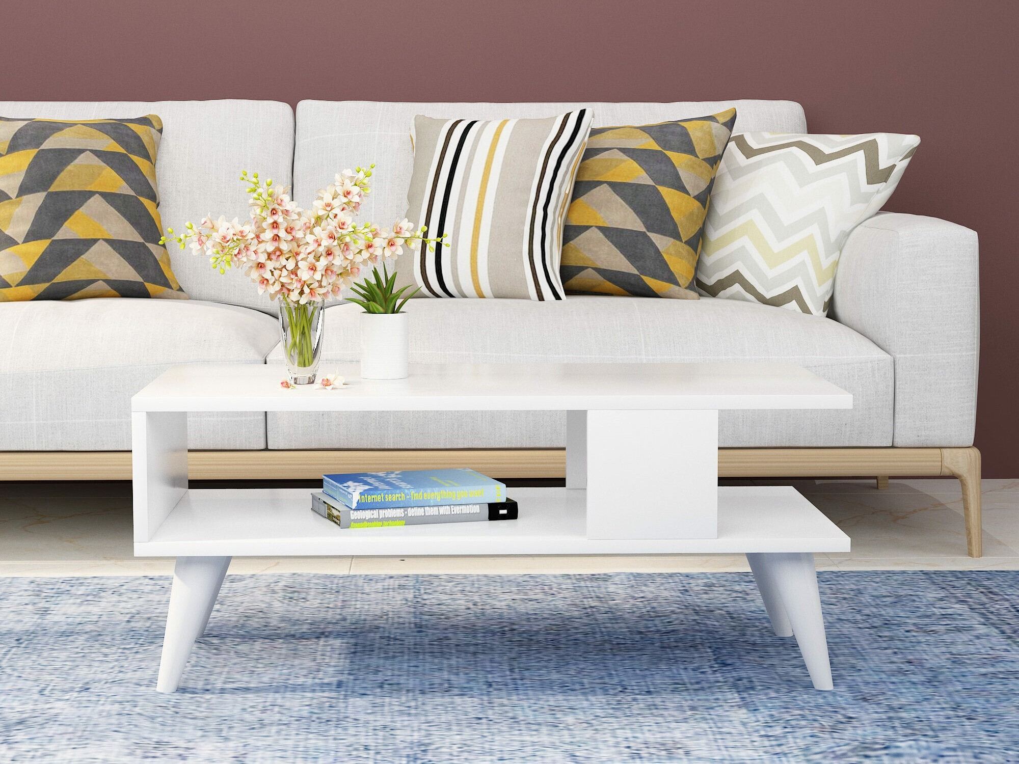 Журнальный столик Kailua 1866 (Белый)