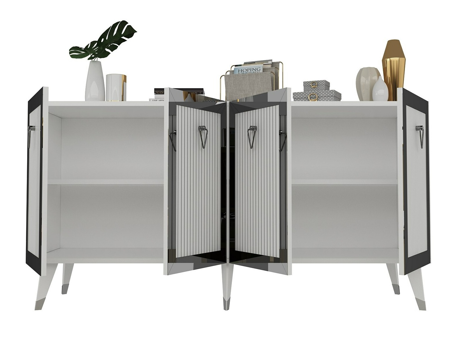 Шкафчик Kailua 1868 (Белый + SIlver)