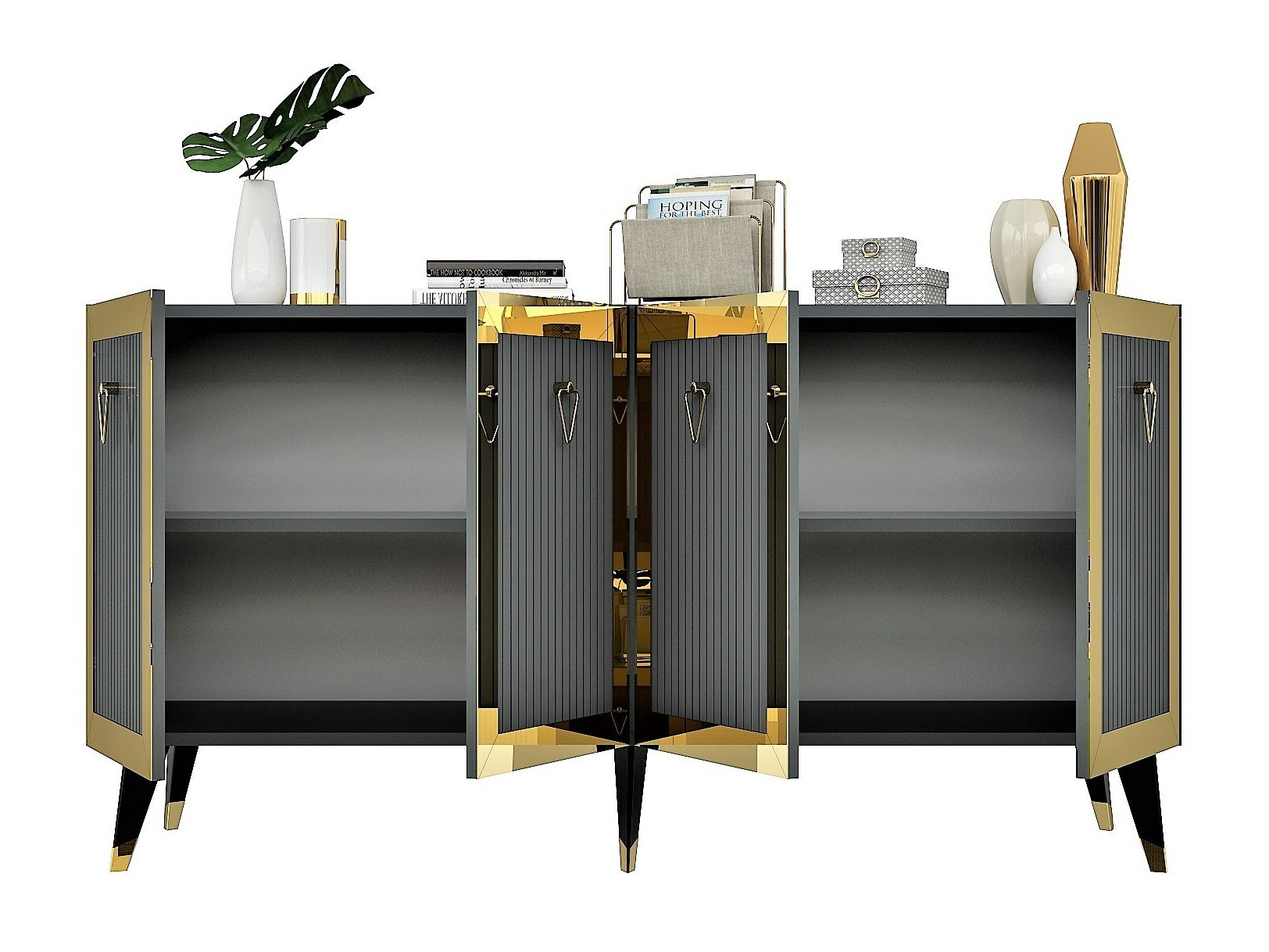 Skapis Kailua 1868 (Anhtracite + Zelta)