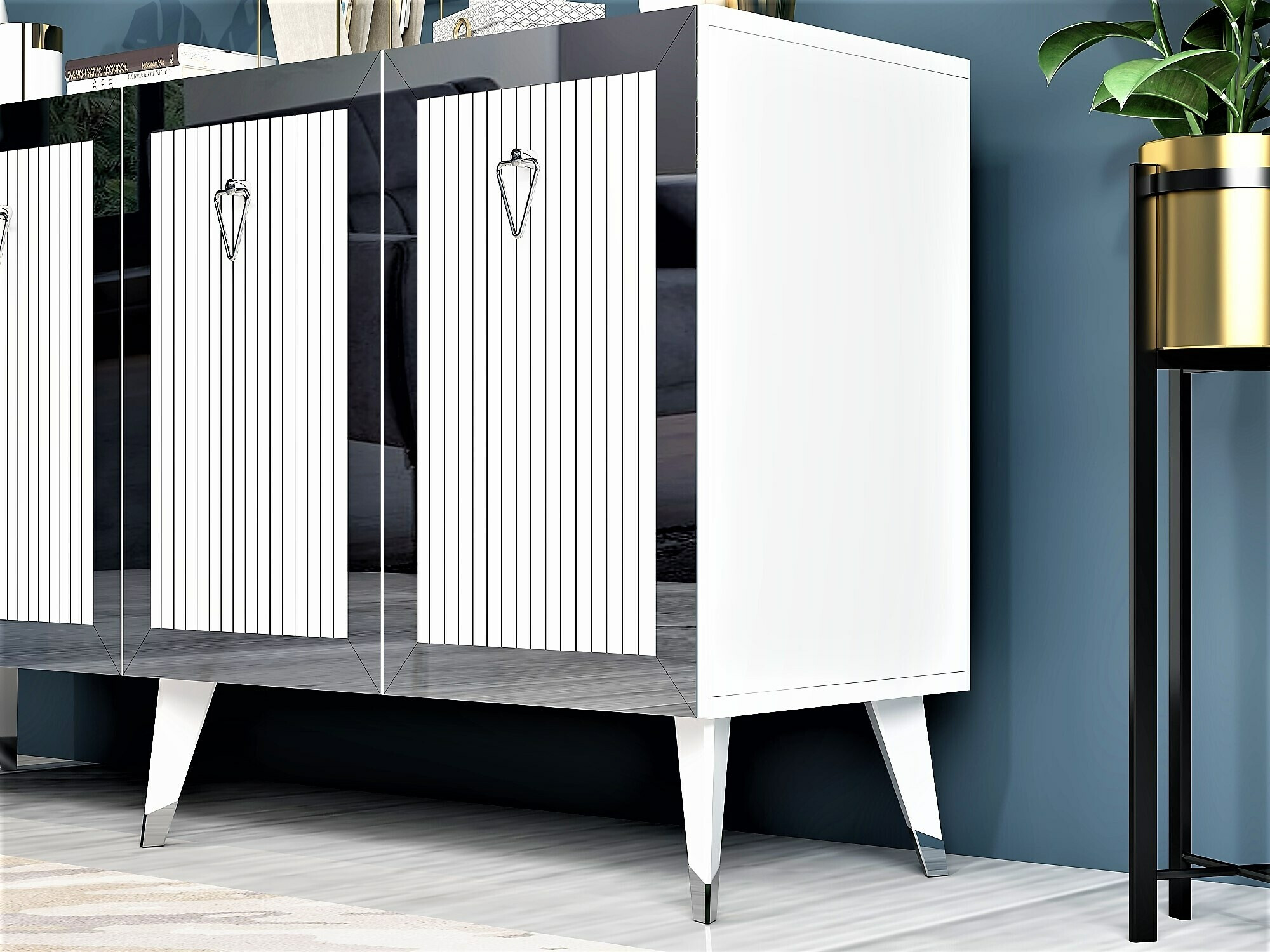 Skapis Kailua 1868 (Balts + SIlver)