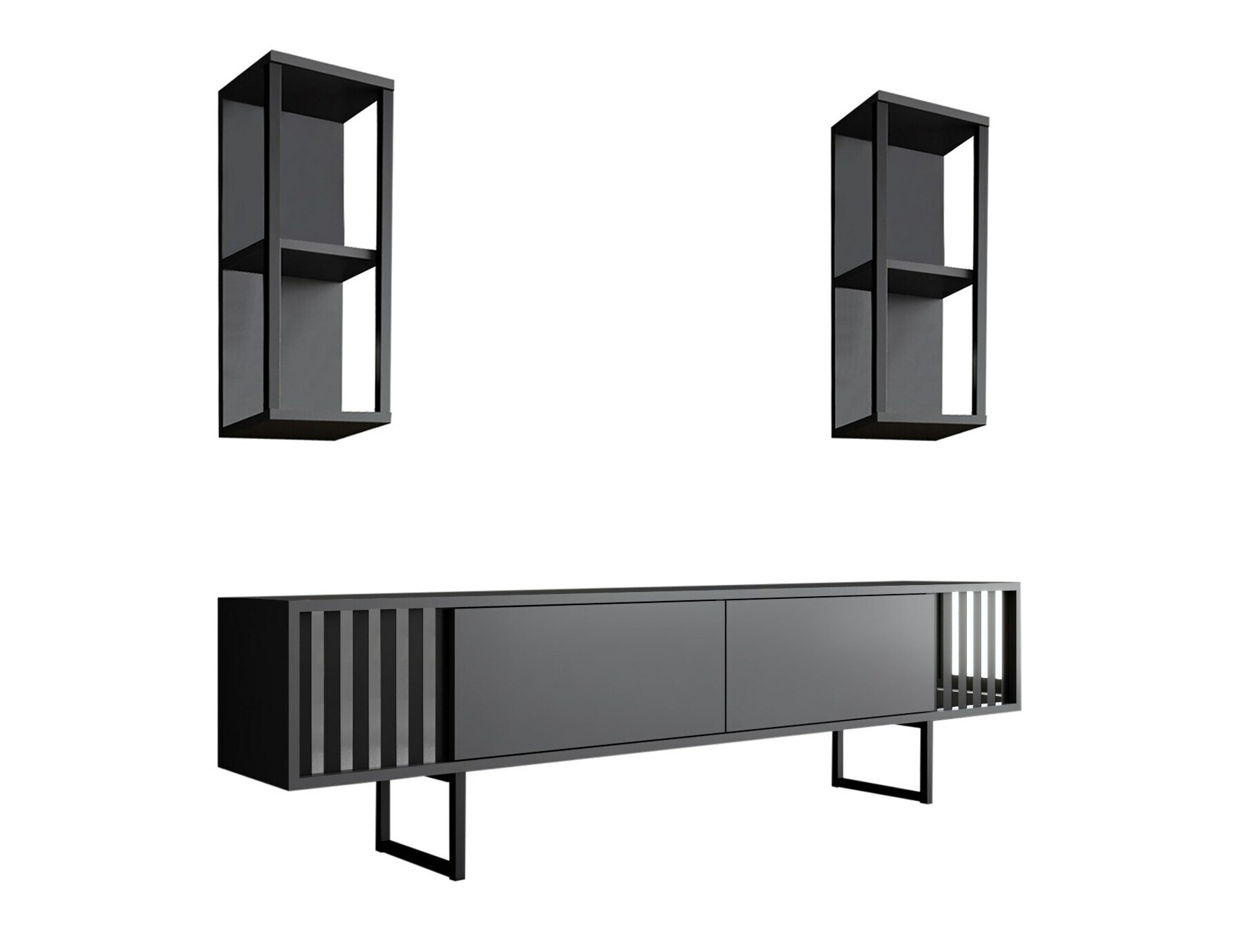 Viesistabas komplekts Kailua 2395 (Antracīts)