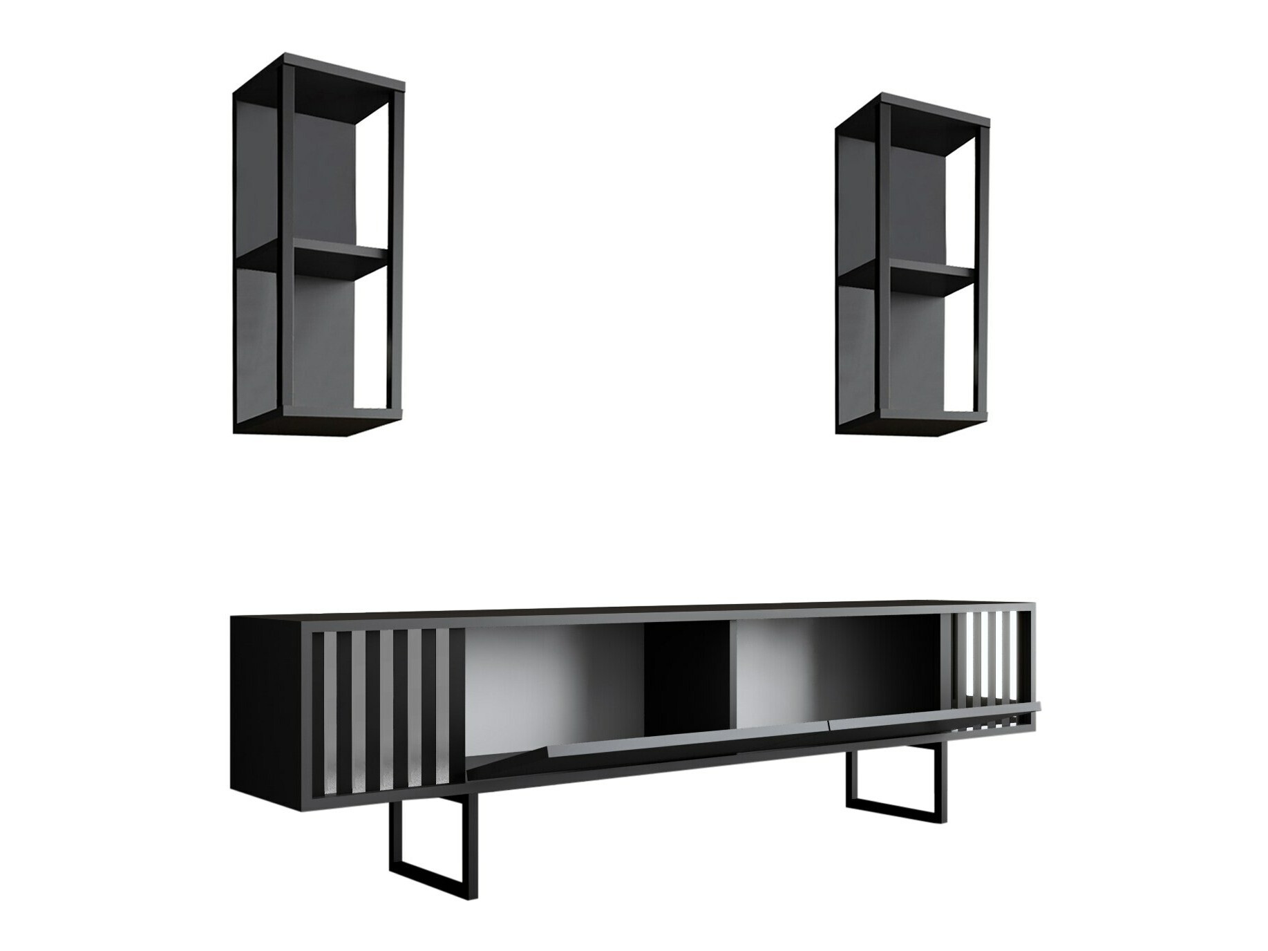 Viesistabas komplekts Kailua 2395 (Antracīts)