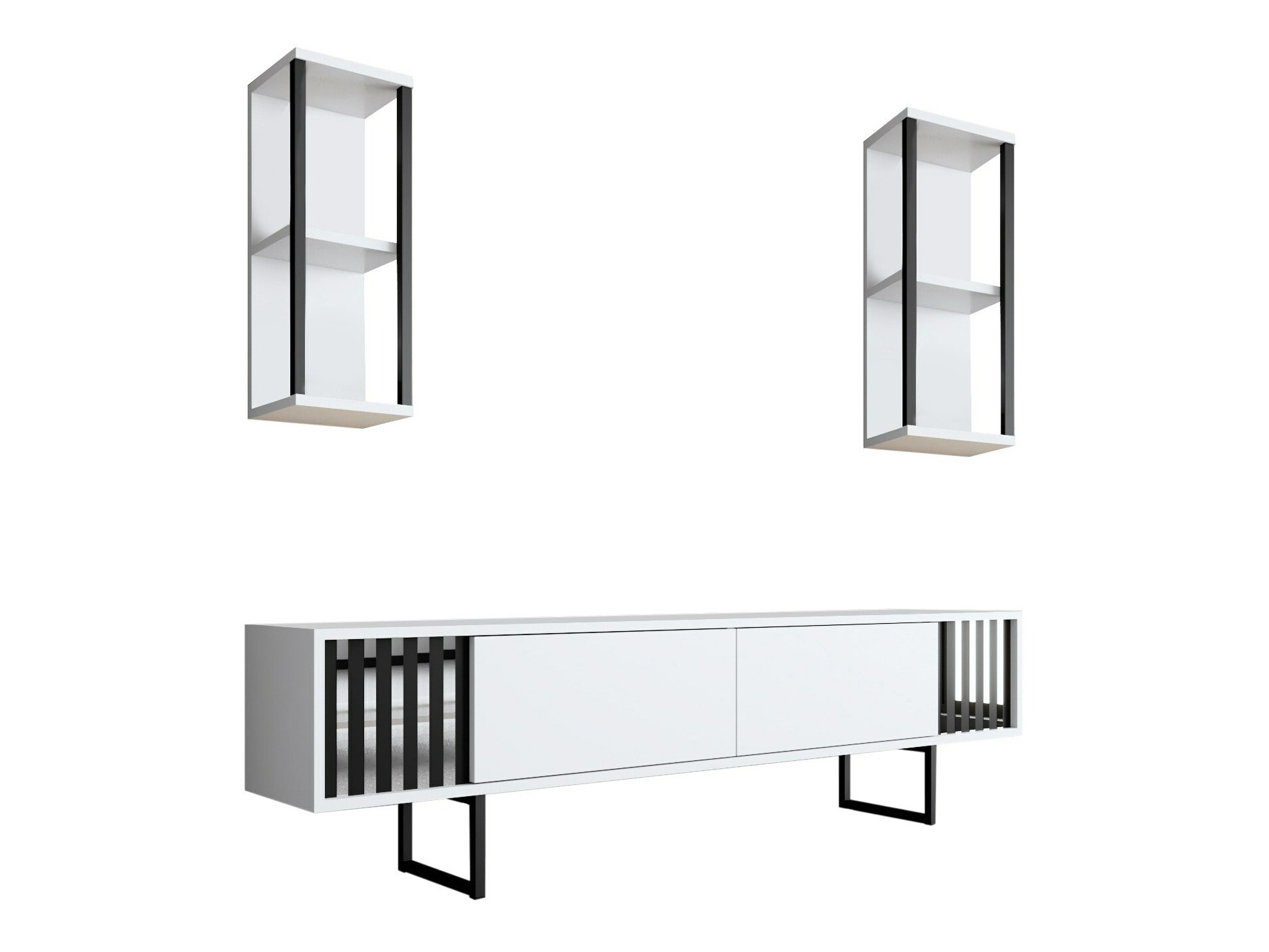 Viesistabas komplekts Kailua 2395 (Balts)